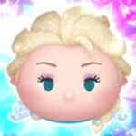 「ツムツム x Tsum Tsum 」使用5變4技能達到1000萬分~ ~~雪の女王エルサ Elsa Queen Elsa 艾莎女王