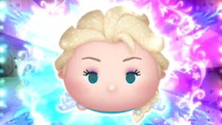 「ツムツム x Tsum Tsum 」使用5變4技能達到1000萬分~ ~~雪の女王エルサ Elsa Queen Elsa 艾莎女王