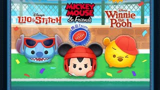 「ツムツム x Tsum Tsum」 Rugby Mickey 橄欖球米奇 VS Baseball Pooh 棒球維尼 VS Surfing Stitch 衝浪史迪奇