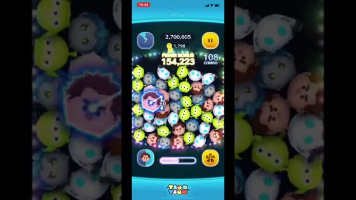 シンプルライフのツムツム “Tsum Tsum”　【ラルフ】スキル2 ✨5▶︎4アイテム使ってのスキル発動　2022年3月