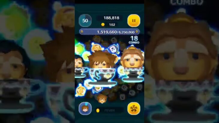 KH4トレーラー公開記念に野獣とソラ融合してみたらイケメン過ぎたwww#ツムツム #ネタ #tsumtsum