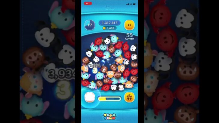 【ツムツム】30日までに100万コイン貯めたい😭💪【おすすめスマホゲーム】#shorts