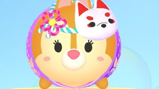 【ツムツムランド】キャッスルで夏祭りクラリスを使ってプレイしてみた！(SLV1)