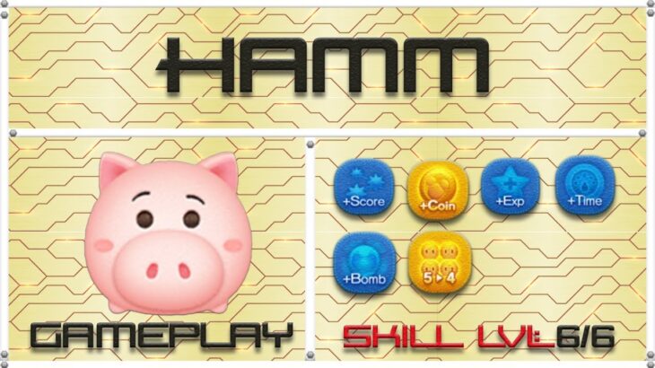 Line Disney Tsum Tsum – Hamm SL6 Preview Gameplay