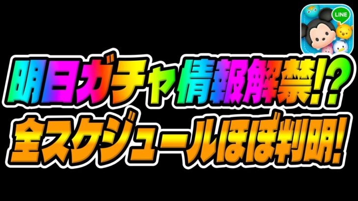 【ツムツム】まだ熱いガチャが来そうな予感ｗｗ明日新ガチャ情報解禁!?すると思うので考察してみた!!【最新セレクトボックスピックアップガチャ新ツム確率アップ】