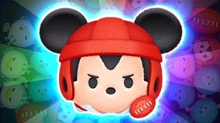 「ツムツム x Tsum Tsum」沒有使用技能 VS 使用5變4技能 ~~~ ラグビーミッキー(チャーム) 米奇  Rugby Mickey 橄欖球米奇