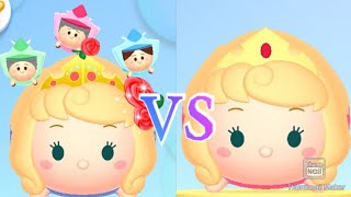 【ツムツムランドVSシリーズ】 オーロラ＆フェアリーズ VS オーロラ姫はどれくらい稼げるスコアとスキルは違うのか？
