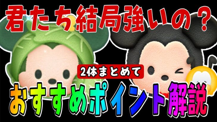 【結局引くべきなの？】キャベツミッキーチャームとミッキー＆プルートのおすすめポイント解説！【ツムツム】