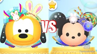 【ツムツムランドVSシリーズ】うさぎ年ミッキー VS うさぎ年プルートはどちらがスコア稼げる？