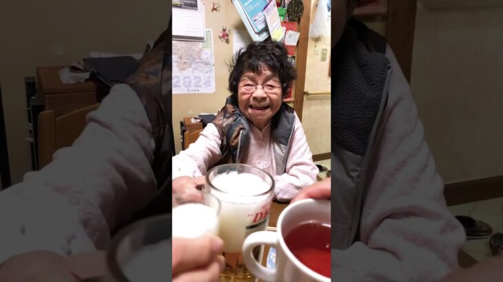 ９３歳ツムツムばあちゃん 全開祝い　風邪治りました