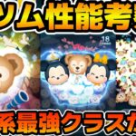 【新ツム速報】消去系トップクラスまでありそう！！ダッフィー&フレンズ３体の新ツム性能を考察！！