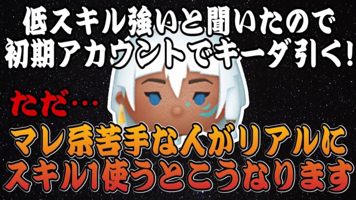 【ツムツム】初期アカウントでキーダ引いて本当に低スキル強いのか検証してみた