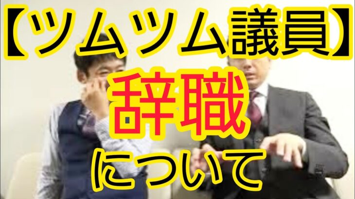 【ツムツム議員】辞職について