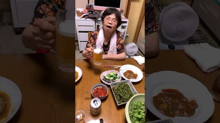 ９３歳ツムツムばあちゃん今夜も乾杯🍻