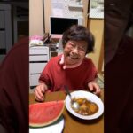 94歳ツムツムおばあちゃん今夜はカレー🍛とスイカ🍉です👵♥️