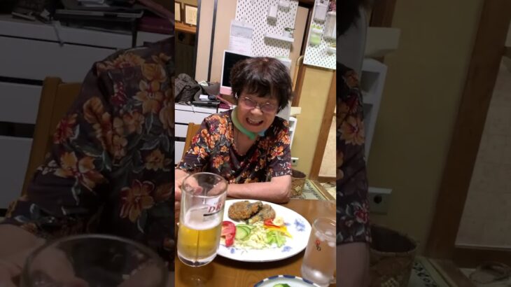 ９４歳ツムツムばあちゃん今夜も乾杯🍻❗️