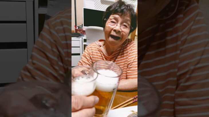 ９４歳ツムツムばあちゃん今夜も乾杯🍻栗ご飯と鮎です❗️👵