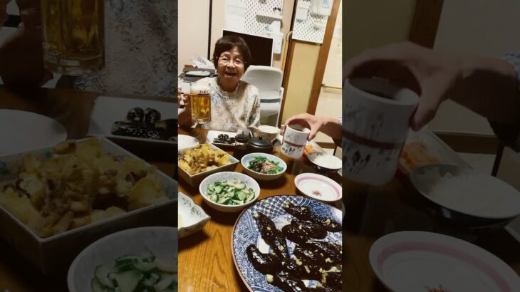 ９４歳ツムツムばあちゃん今夜も乾杯🍻❗️👵
