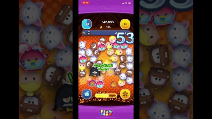 新報酬ツムを使ってオバケボコボコにしてみた#ツムツム #ゲーム