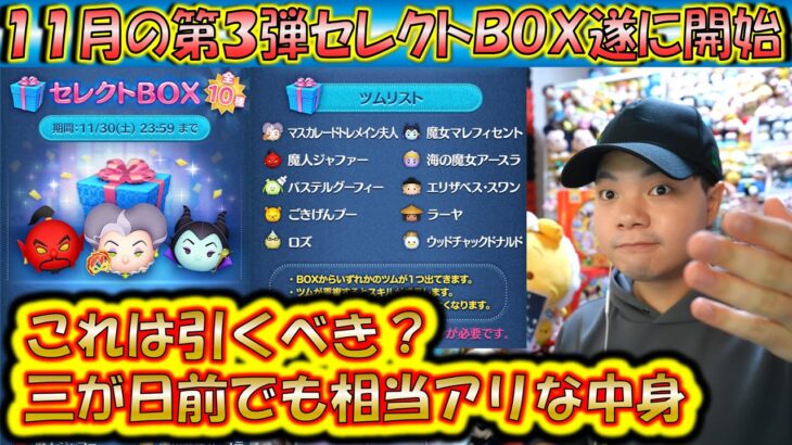 これは引くべき？11月の第3弾セレクトBOX開始！各ツムの低スキルコイン稼ぎ力をデータで紹介！2024【こうへいさん】【ツムツム】