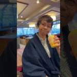 94歳ツムツムおばあちゃん湯上がりのフルーツ牛乳❤️👵