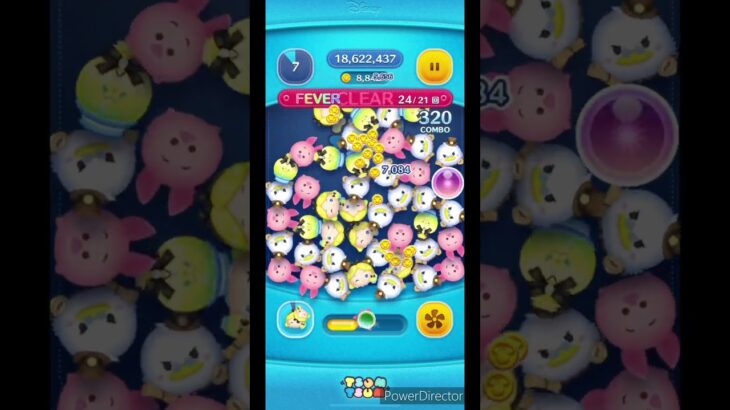 【ツムツム】よく持ちこたえた！ パフュームアリススキル5