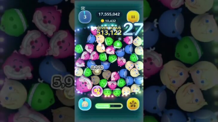 ナミネで51倍チャレンジ5日目#ツムツム #ツムツムコイン稼ぎ #ゲーム #ナミネ #ショート