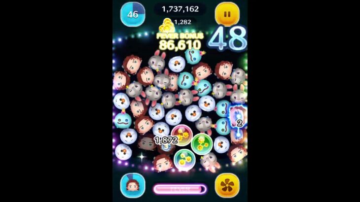 一瞬で1600コイン稼ぐローズ　#ツムツム #ツムツムハート交換グループ #ゲーム