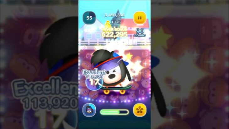 【ツムツム】スポーティーマックス2日目！前半よくてもやっぱり失速…#ツムツム