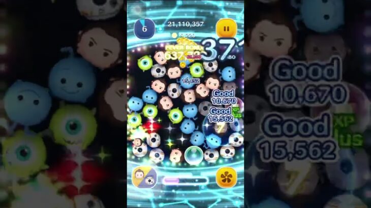 【ツムツム】スキル4で万枚！！新ペアのレイ＆BB8！！　#ツムツム  #スターウォーズ