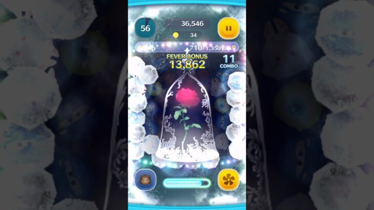 ロマンス野獣　#ゲーム  #ゲーム実況  #ツムツム #line #ライン #ディズニー #ミッキー #disney #game #gameplay #games #shorts