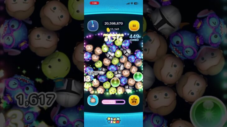 オビ=ワン・ケノービ こいつぁ強いぜ！ #ツムツム #ゲーム実況 #shorts