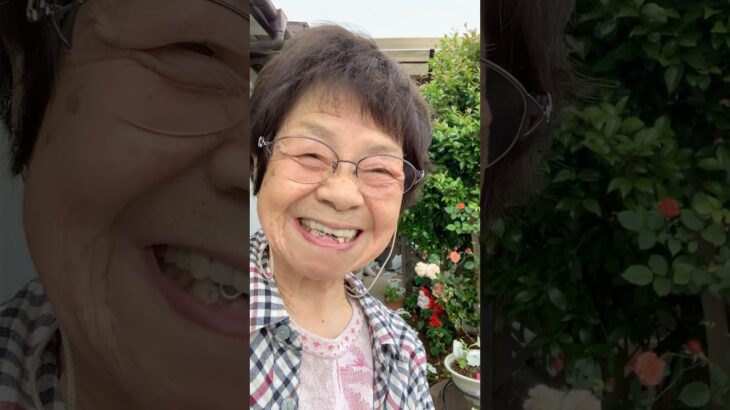 ９４歳ツムツムおばあちゃん朝のご挨拶👵我が家の小さな庭❗️夏の花の入れ替え🌸大変な一日疲れはてぐーぐー💤です👵❤️❤️❤️