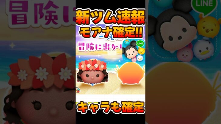 【新ツム速報】モアナ確定！キャラも判明！！！【ツムツム】