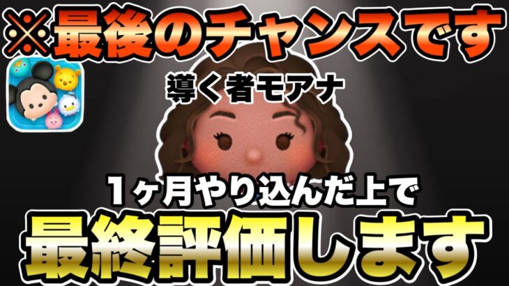 【ツムツム】導く者モアナ最後の確率アップ！1ヶ月しっかり使った結果を詳しく解説＆評価します！