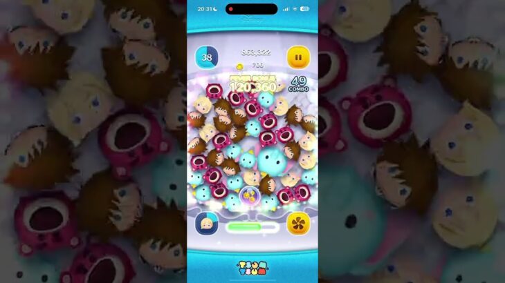 【ツムツム】ツムツム初心者がナミネスキル1初見プレイ！！