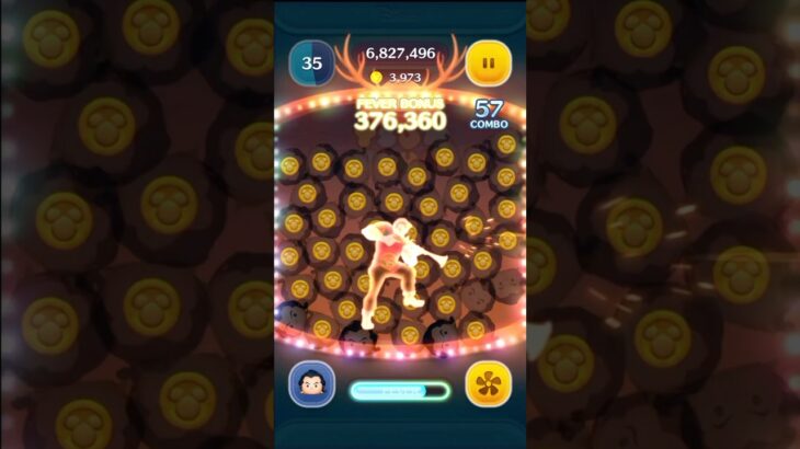 ツムツム ガストンで1万枚達成#ツムツム #shorts