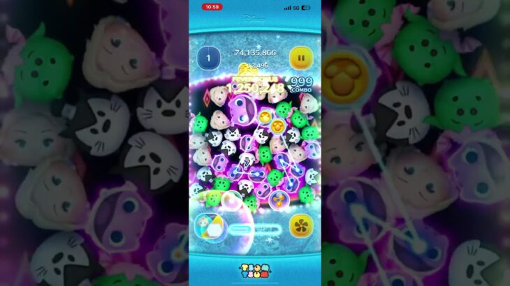今週の1億はエルサラで決まりー #ツムツム #ゲーム #shorts