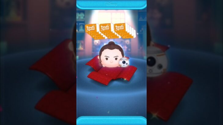 スキチケ14まいGET!!　レイBB-8【ツムツム】