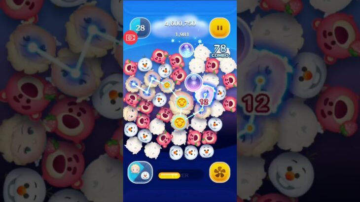 【ツムツム】エルサ&オラフ 不調4316枚😭