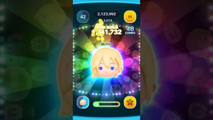 【ツムツム】祝初復活！「ナミネ」スキル6