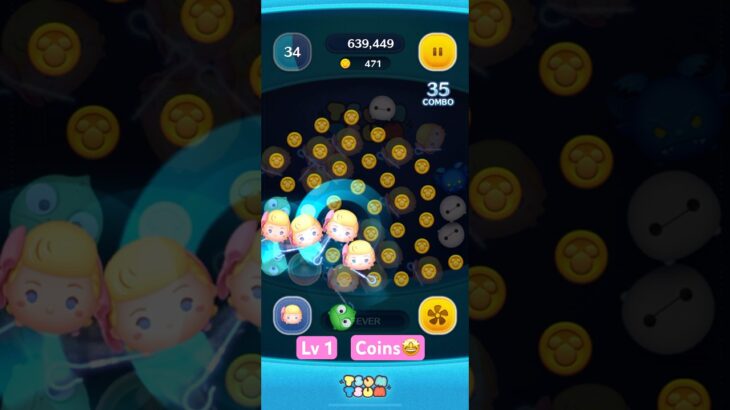 TSUM TSUM //ボーピープBo Peep牧羊女// Lv 1 coins #tsumtsum #ツムツム #disney