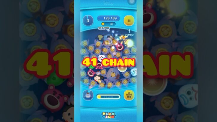 TSUM TSUM CHAIN 41 連鎖41//Eeyore イーヨー #tsumtsum #ツムツム #ツムツム初心者 #disney