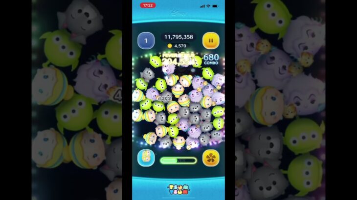 調子悪かった〜一発撮りだからかな？ #ツムツム #ゲーム