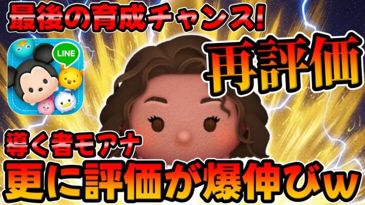 【新ツム再評価】やばw評価が更に爆上げｗｗ導く者モアナのコイン稼ぎ力が凄すぎる件ｗｗｗｗ【ツムツム】