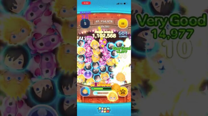 早速スキルMAXプレイしてみた#ツムツム #ショート法 #ディズニー #ゲーム #ロクサス#ナミネ#ナミネ超え