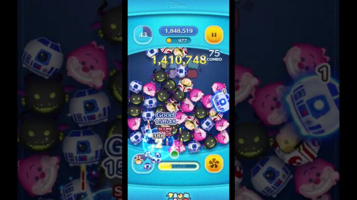 Pルークスキル2 5-4のみプレイ#shorts ＃ゲーム＃ツムツム＃ゆっくり実況