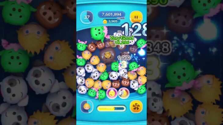 【ツムツム】ロクサスskill6使ってみた！#ツムツム #ツムツムスキルマ #ディズニー #キングダムハーツ #ロクサス #shorts