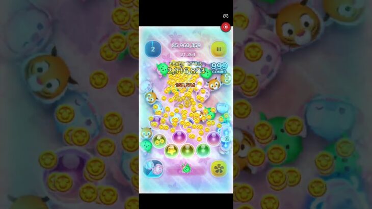 初めての億スコア！#ツムツム