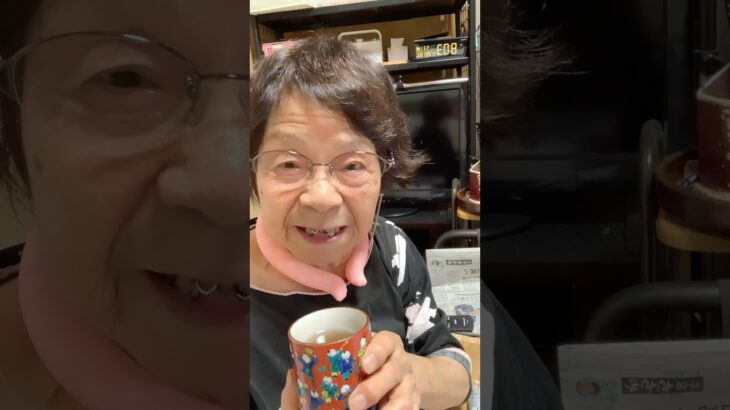 ９４歳ツムツムおばあちゃん朝のご挨拶👵津波警報で被害は無かったか❓心配の一日でした👵皆さんのご無事を祈り🙏ます👵